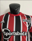 22/23  Sao Paulo away Player Version  Soccer Jersey
