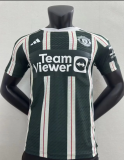 23-24 M-U away Player Version  Soccer Jersey
