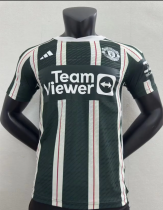 23-24 M-U away Player Version  Soccer Jersey