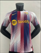 23-24  Barcelona Player Version  Soccer Jersey
