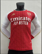 23/24 Arsenal Long Sleeve player version  Soccer Jersey