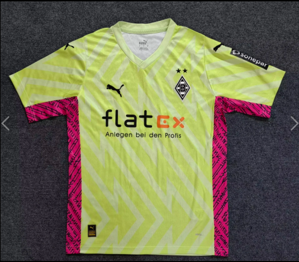 23-24 Mönchengladbach  Goalkeeper Fan Version Soccer Jersey