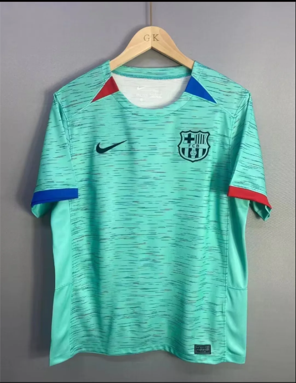 23-24  Barcelona Second away Fan Version Soccer Jersey
