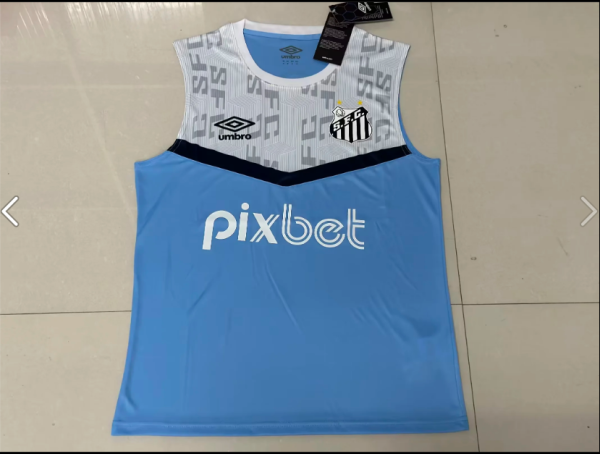 23-24  Santos  Fan Version Training suit vest Soccer  Jersey