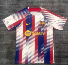 23-24  Barcelona Training suit  Fan Version Soccer Jersey