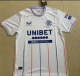 23/24 Flamengo white  Fan Version Soccer Jersey