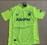23-24 Wolverhampton green   Fans Version  Soccer jersey