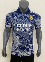 23-24 Real Madrid Blue Dragon commemorative edition Player Version  Soccer Jersey
