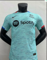 23-24  Barcelona Player Version Second away  Soccer Jersey