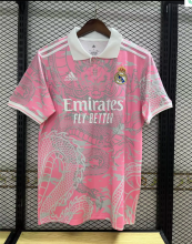 23-24 Real Madrid Pink Dragon commemorative edition Fan Version Soccer Jersey