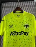 23-24 Wolverhampton  Wolves goalkeepers Fans Version  Soccer jersey