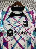 23-24  Barcelona Training suit  Fan Version Soccer Jersey