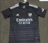 23-24 Arsenal  Goalkeeping is dressed in black  Fan Version Soccer Jersey