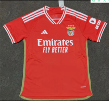 23/24 Benfica Home Fans Version Red Soccer Jersey
