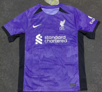 23/24 LIV Fan Version  away purple Soccer Jersey