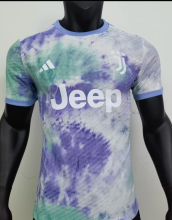 23/24 Juventus jacquard away player version Soccer Jersey