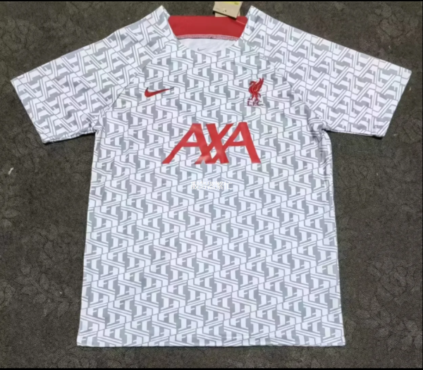 23/24 LIV Fan Version  Training suit White  Soccer Jersey