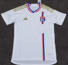 23/24 Lyon Home white  Fan Version Soccer Jersey