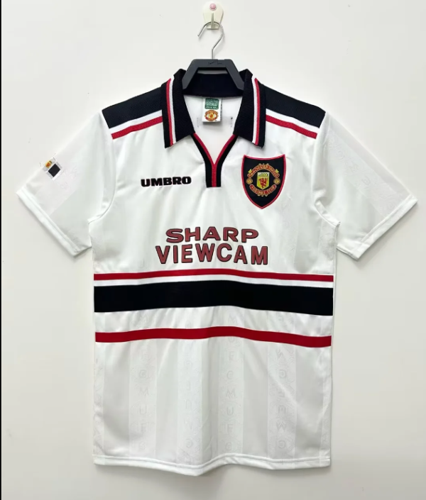 22/23 Man United Away White tmaterial  Fans  Version Soccer Jersey