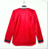 Retro 99/00  Man United  Home  Retro  long sleeve soccer Jersey