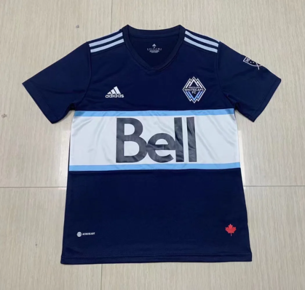 23/24  Vancouver Whitecaps FC  Away Fan Version Soccer Jersey  温哥华白浪