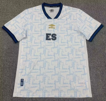 2023 El Salvador  home Blue Jersey Fans Version