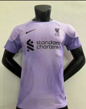23-24 LIV  player version purple Training suit  Soccer Jersey