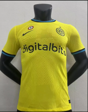 23/24 Inter Milan away yellow Player version Soccer Jersey