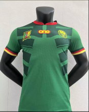 23/24 Cameroon  Player Version away  green Soccer Jersey