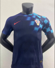 2022 World Cup Croatia away  Player Version  Soccer Jersey