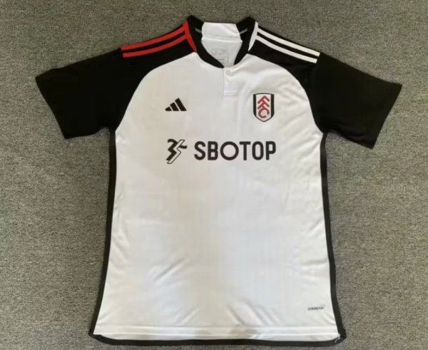 23/24 Fulham Home Fan Version Soccer Jersey