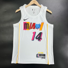 23 Miami Heat city edition 14号 希罗  NBA Jerseys