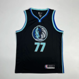 23/24 Dallas Mavericks  77号东契奇   NBA Jerseys Hot Pressed 1:1 Quality