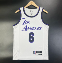 23  Los Angeles Lakers city edition 6号 詹姆斯  NBA Jerseys