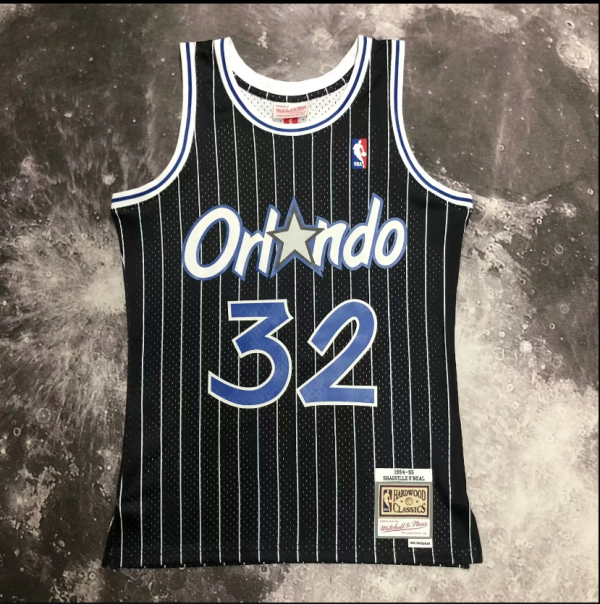 Retro 95 Orlando Magic team black 32号 奥尼尔  NBA Jerseys