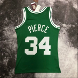 Retro 08 Boston Celtics 34号 皮尔斯 Green  NBA Jerseys Hot Pressed 1:1 Quality