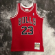 Retro 98  Chicago Bulls 23 号 Jordan Red NBA Jerseys