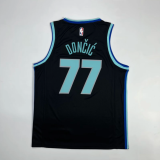 23/24 Dallas Mavericks  77号东契奇   NBA Jerseys Hot Pressed 1:1 Quality