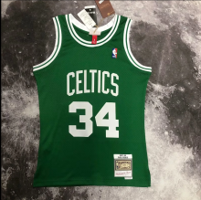Retro 08 Boston Celtics 34号 皮尔斯 Green  NBA Jerseys Hot Pressed 1:1 Quality