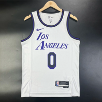 23  Los Angeles Lakers city edition  0号 威少 NBA Jerseys