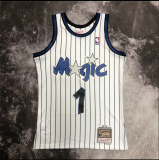 Retro 94 Orlando Magic team white 1号 Hardaway NBA Jerseys