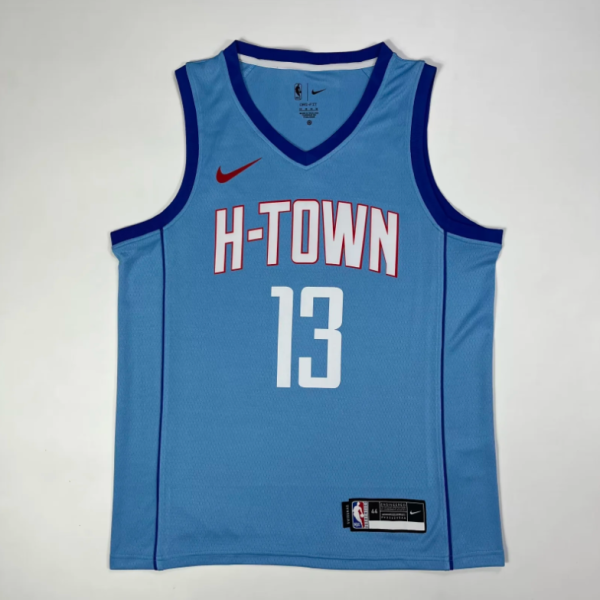 23 Houston Rockets city edition Blue 13号 哈登  NBA Jerseys
