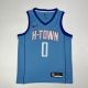 23 Houston Rockets city edition Blue 0号 威少  NBA Jerseys