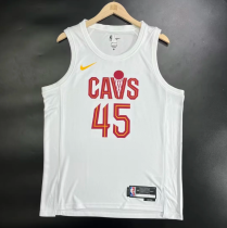 23 Cleveland Cavaliers home 45号 米切尔  NBA Jerseys