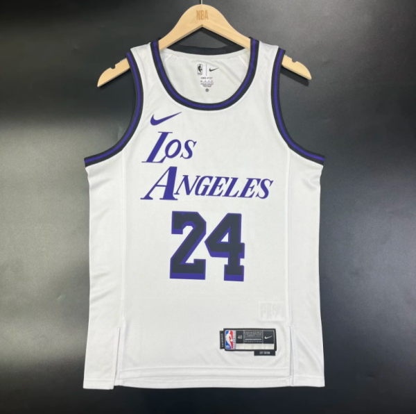 23  Los Angeles Lakers city edition 24号 科比  NBA Jerseys