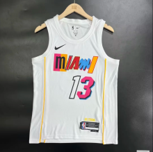23 Miami Heat city edition 13号 阿德巴约  NBA Jerseys