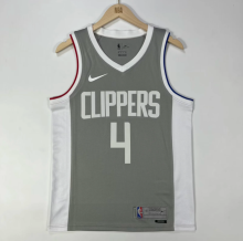 23 Los Angeles Clippers Bonus Edition Grey 4号 朗多 NBA Jerseys Hot Pressed 1:1 Quality