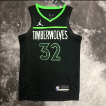 23 Seasons Minnesota Timberwolves Trapeze Restriction 32号 唐斯  NBA Jerseys