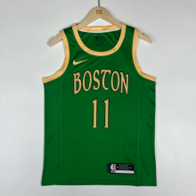 23/24 Boston Celtics city edition green 11号 欧文  NBA Jerseys Hot Pressed 1:1 Quality