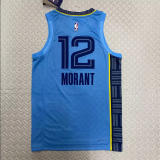 Seasons 23  Memphis Grizzlies Flying limit MORANT #12   NBA Jerseys